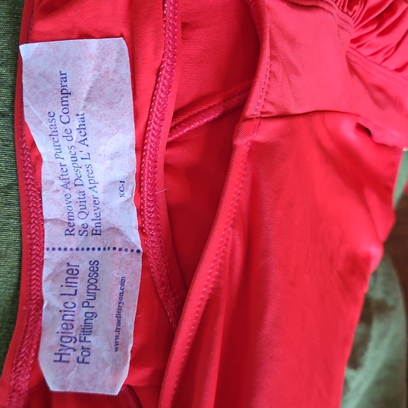 LA BLANCA  RED SWIMSUIT ONE PIECE WOMAN SIZE 8 - Picture 8 of 12